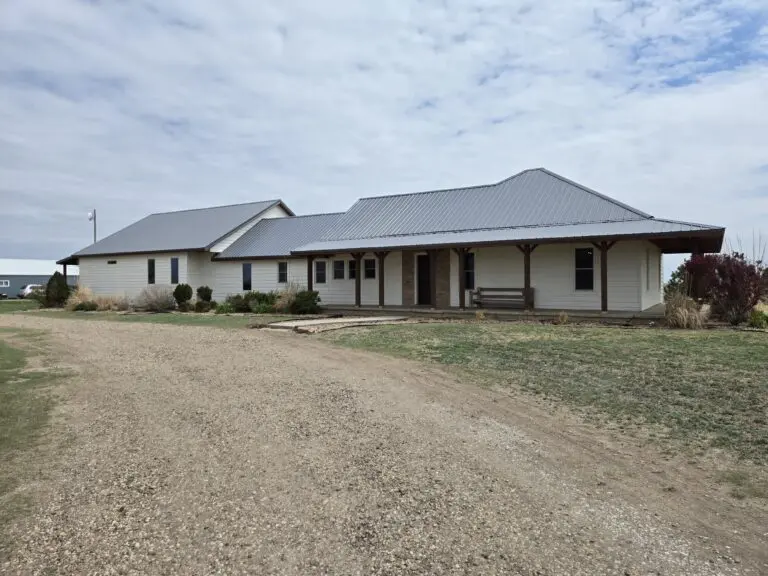 Front view of 16631 Road 27, Kismet, KS